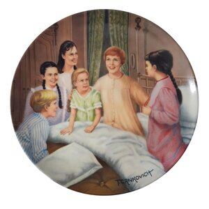 Vintage The Sound of Music My Favorite Things Plate 1986 Edwin M Knowles Box/COA